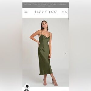 Adele by Jenny Yoo color olive size 4